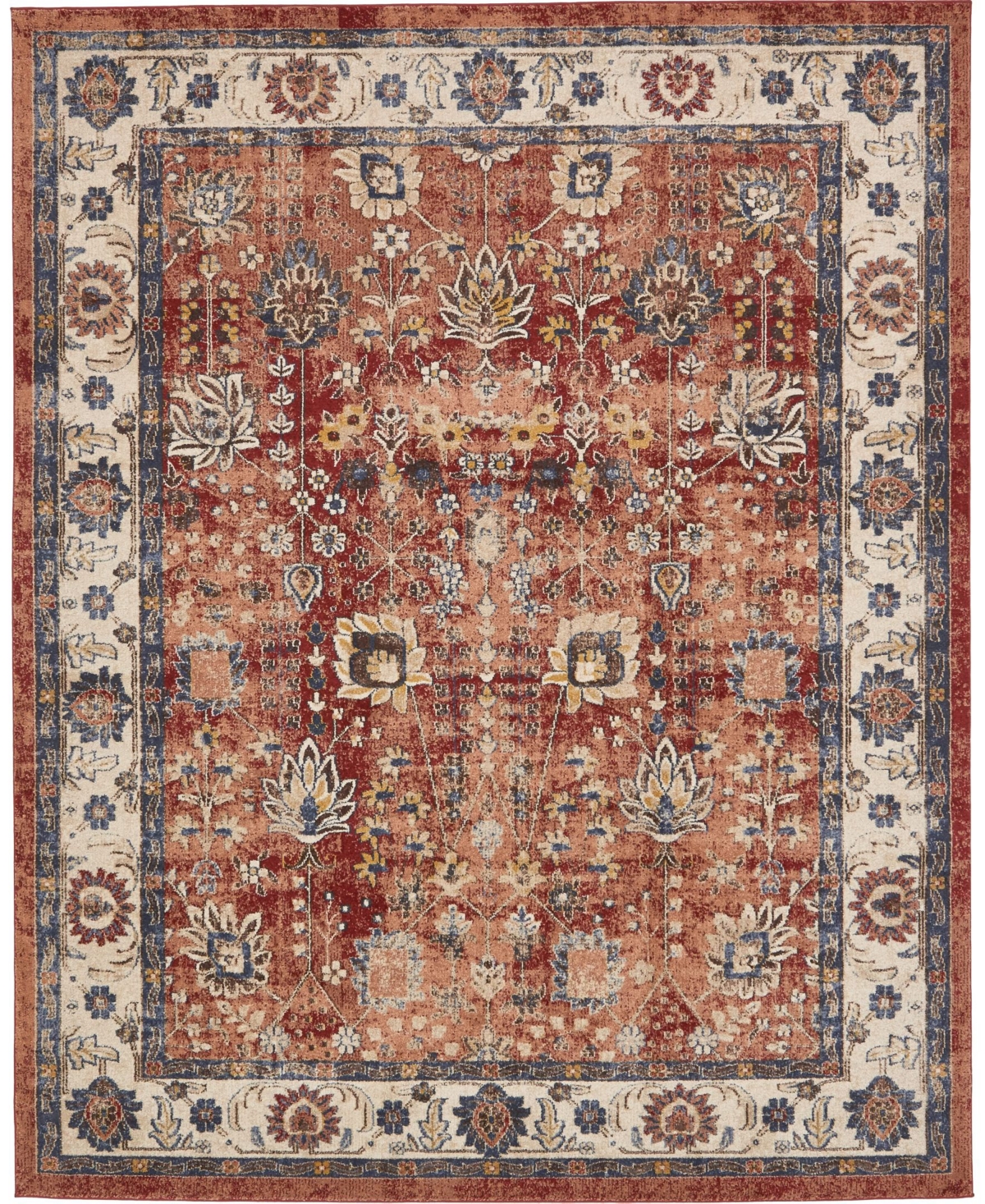 Bayshore Home Shangri Shg2 8' x 10' Area Rug - Terracotta