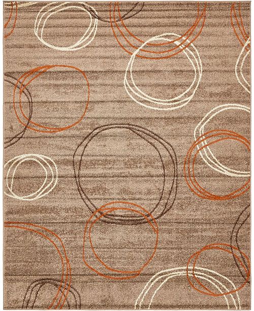Bridgeport Home Jasia Jas05 Light Brown 8 X 10 Area Rug Reviews Rugs Macy S