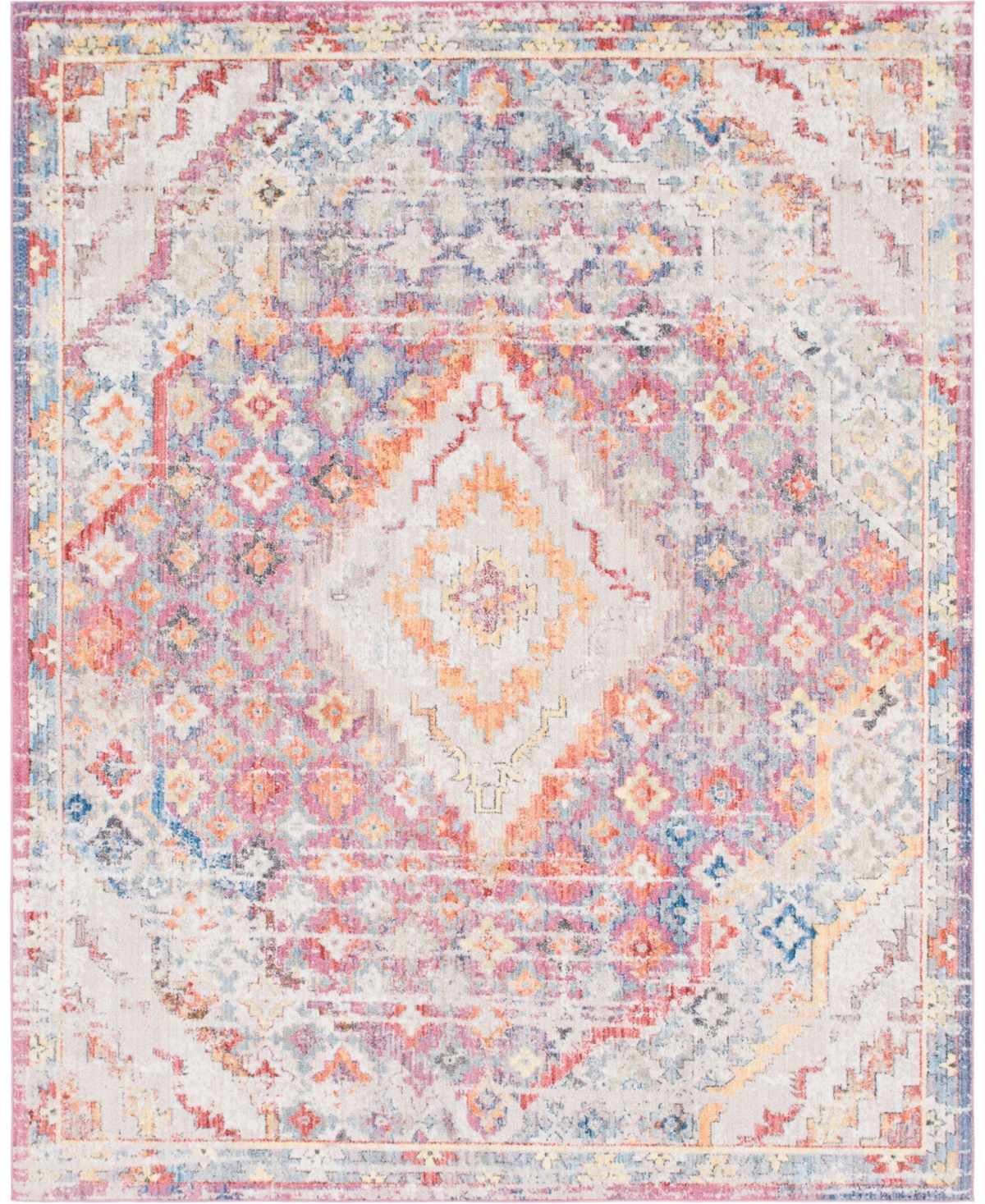 Bayshore Home Zilla Zil1 8' x 10' Area Rug - Pink