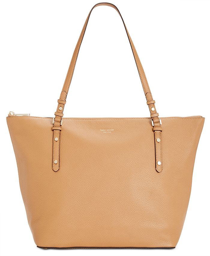 kate spade new york Polly Pebble Leather Tote - Macy's