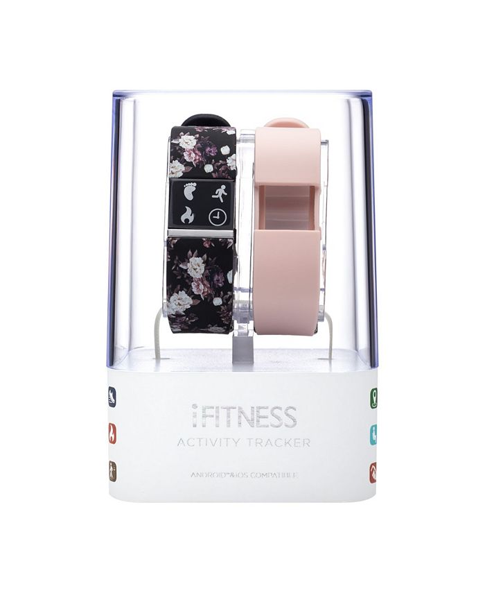 iTouch iFitness Activity Tracker with Black Floral Strap with Bonus