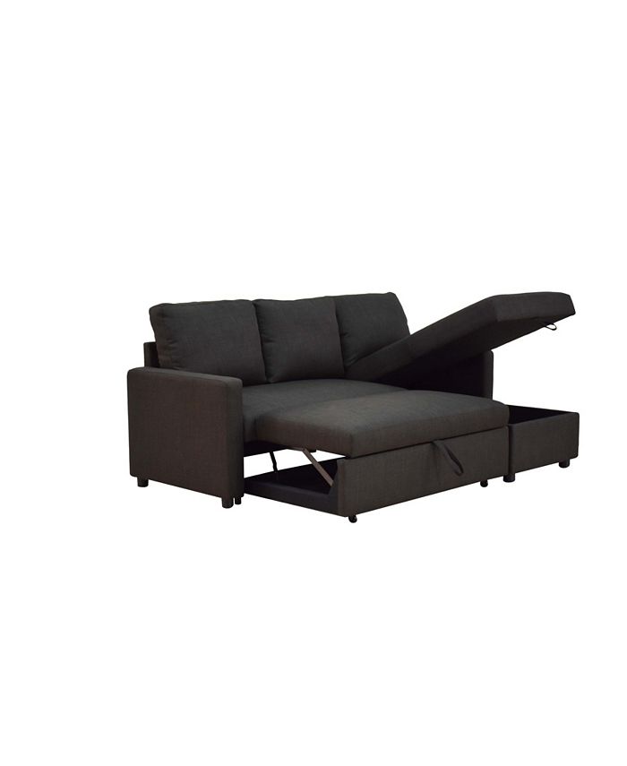 Acme Furniture Hiltons Sectional Sofa with Sleeper and Storage Macy's