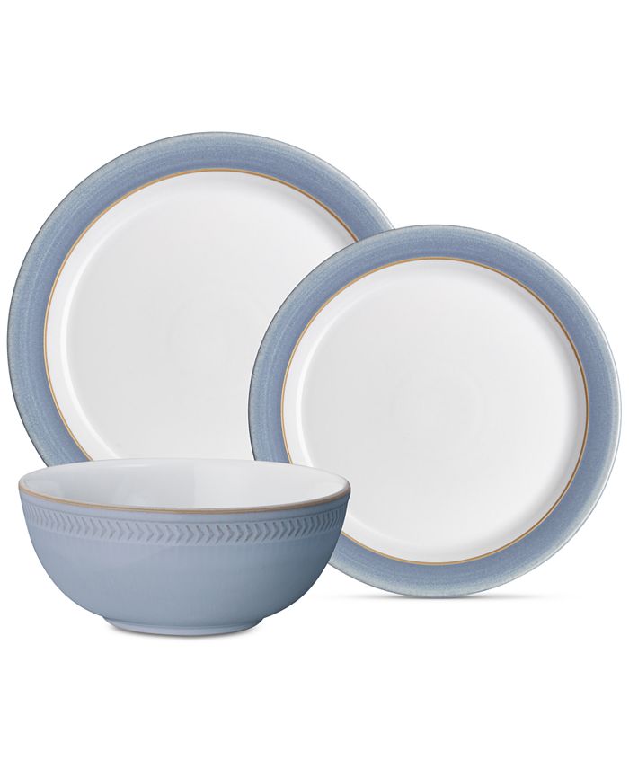 Denby Natural Denim 12Pc. Dinnerware Set, Service for 4 Macy's
