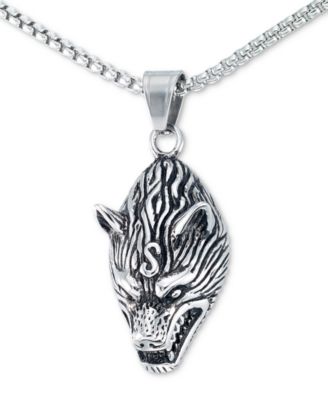 mens wolf chain