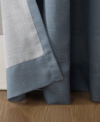 Amalfi Linen Blend Textured Semi-Sheer Rod Pocket Curtain Panel