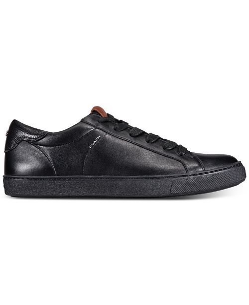coach c126 low top sneaker black