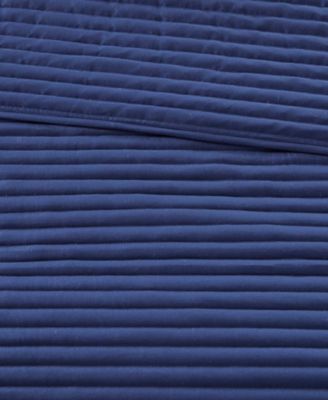 Marina Printed Seersucker 8-Pc. Comforter and Coverlet Set, Full/Queen