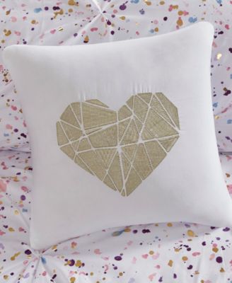 Abby Pintucked Metallic 4-Pc. Comforter Set, Twin/Twin XL