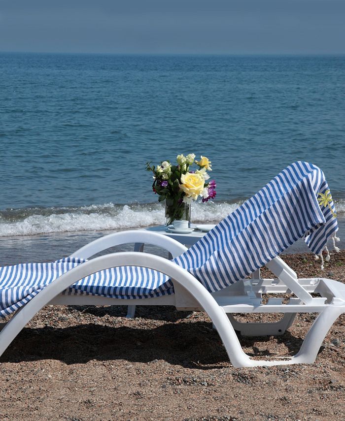 Linum Home - Fun in the Sun - Breezy Palm Tree Pestemal Beach Towel