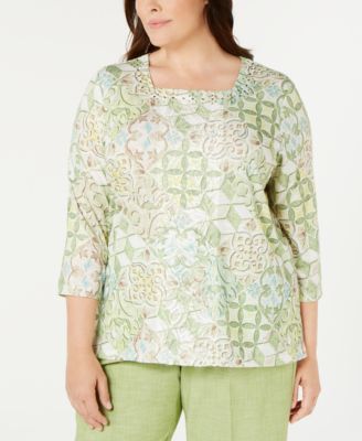 Alfred Dunner - Plus Size Embellished Top
