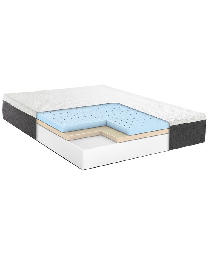 Sleep Trends Ladan 12" Cool Gel Memory Foam Plush Mattress Queen