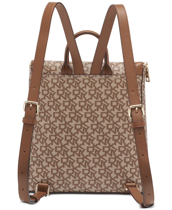 DKNY Bryant Logo Top Zip Backpack, Created for Macy's Macy's