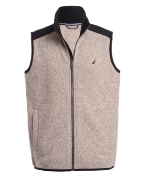 Nautica Big Boys Minos Full-Zip Sweater Fleece Vest