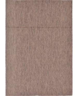 Bridgeport Home Pashio Pas6 Light Brown 7' x 10' Area Rug