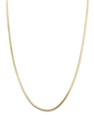 20" Snake Chain Necklace in 18K Gold over Sterling Silver, Created for Macy's