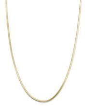 Simple real store gold necklace
