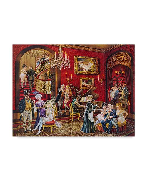 Trademark Global Lee Dubin The Bordello Canvas Art 24 X 18
