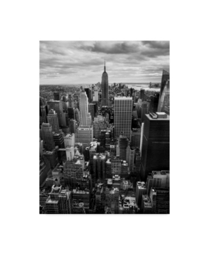 Trademark Global Nina Papiorek 'nyc Downtown' Canvas Art In Multi