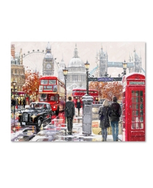 Trademark Global The Macneil Studio 'london Collagex2 Copy' Canvas Art In Multi