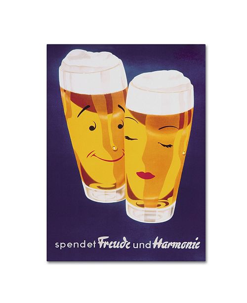Trademark Global Vintage Apple Collection Female Male Beer
