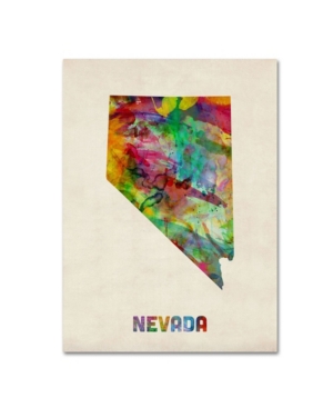 UPC 886511258112 product image for Michael Tompsett 'Nevada Map' Canvas Art - 24