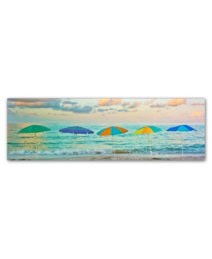 Trademark Global Preston 'florida Party Of Five' Canvas Art In Multi