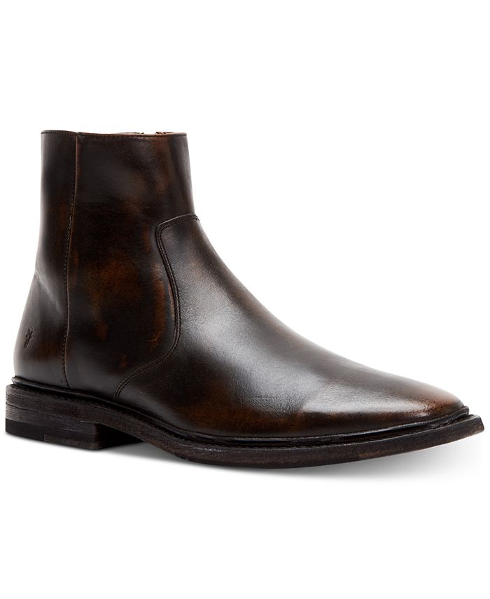 Frye zip sale boots mens