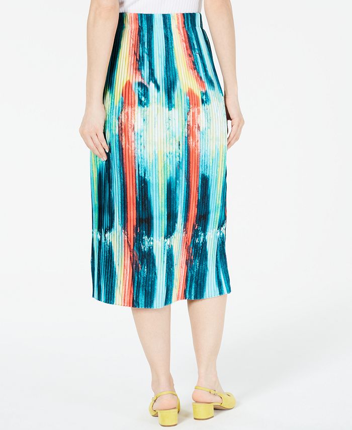 Alfani Knife-Pleat Midi Skirt, Created for Macy's - Macy's