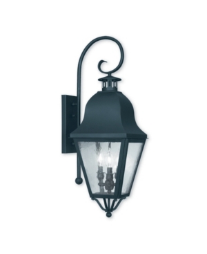 Livex Amwell 3-Light Outdoor Wall Lantern