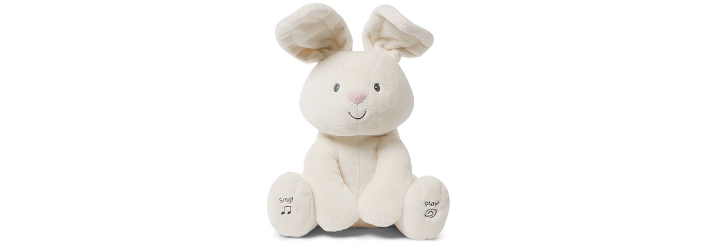 Детская мягкая игрушка Gund® Flora Bunny 12" Animated Plush — фото 1