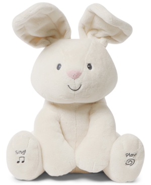 Gund Baby Boys Or Girls Animated Flora Bunny Plush Toy In Cream
