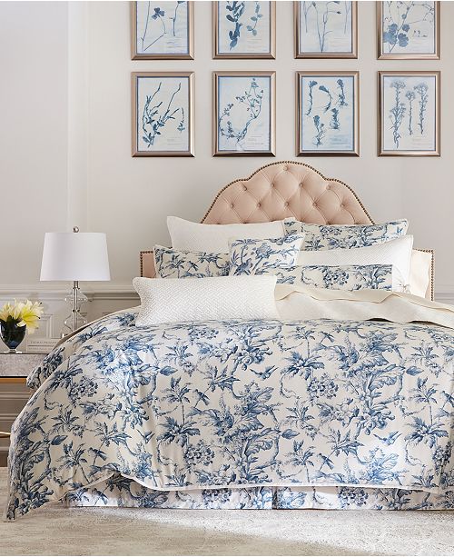Hotel Collection Closeout Classic Botanical Toile Cotton King