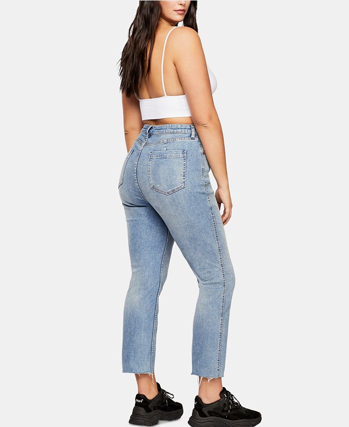 Free People CRVY Vintage High-Rise Jeans - Macy's