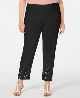 macy's jm collection plus size pants