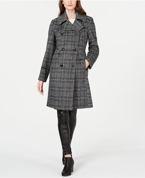 Vince Camuto DoubleBreasted Walker Coat & Reviews Coats Women Macy's
