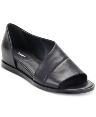 macy's black flats