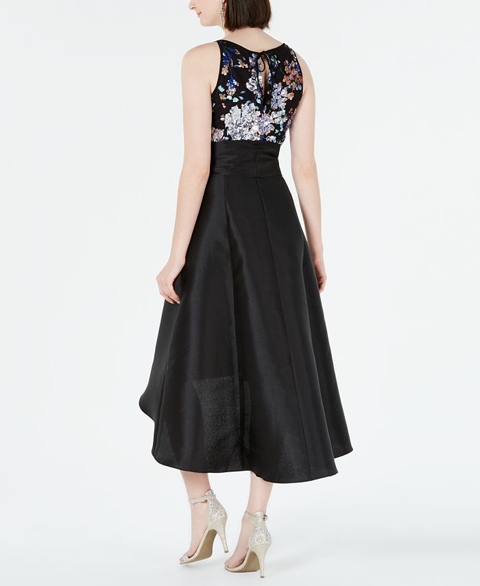 R & M Richards Embellished High-Low Gown - Macy's