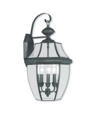 Livex Monterey 3-Light Outdoor Classic Color Wall Lantern