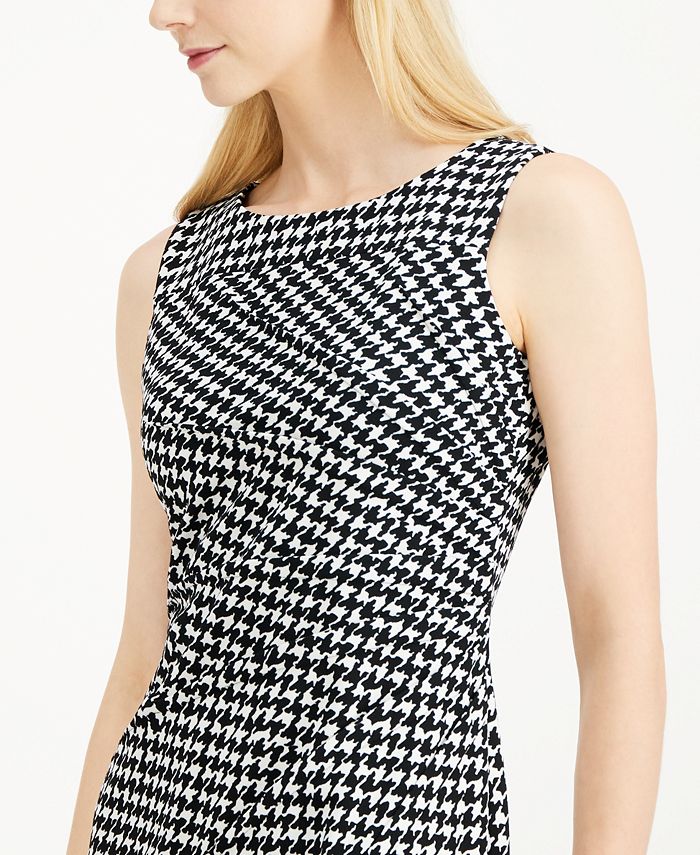 Calvin Klein Houndstooth Sheath Dress Macy s