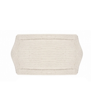 Home Weavers Waterford Bath Rug, 24" X 40" In White