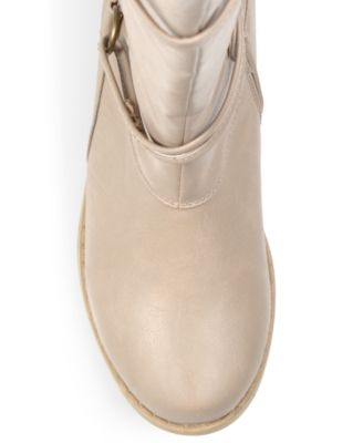 Women's Harley Extra Wide Calf Rouched Knee High Boots