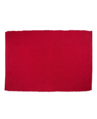 Cardinal Ribbed Placemat, Set of 6