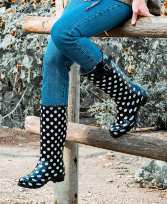 journee collection mist women's water resistant rain boots