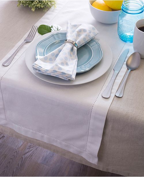 Design Imports Hemstitch Kitchen Table Runner 14 X 108 Reviews