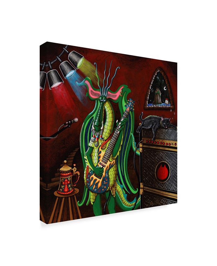 Trademark Global Jake Hose 'Late Night Jam' Canvas Art 35" x 35" Macy's