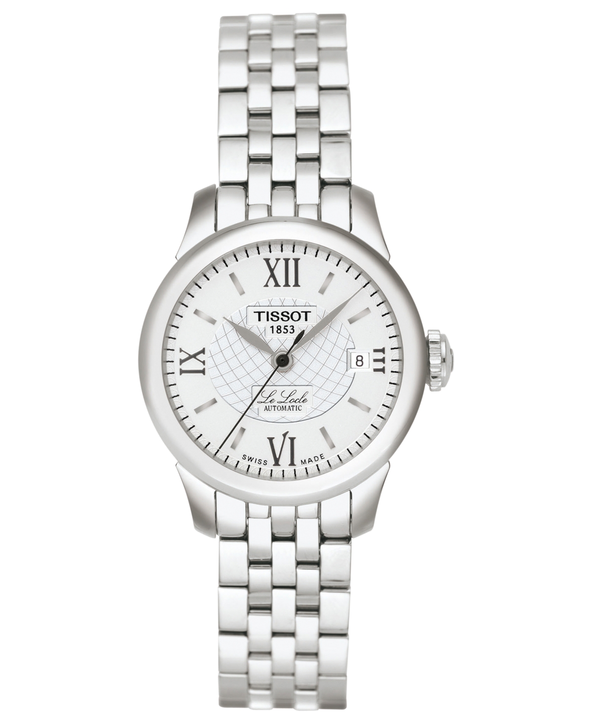 Tissot Watch, Women's Swiss Automatic Le Locle Stainless Steel Bracelet 42mm In No Color