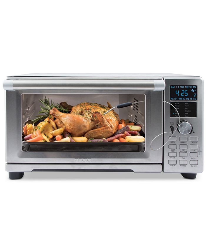 NuWave Bravo XL Air Fry Toaster Oven with Bonus Temperature Probe Macy's