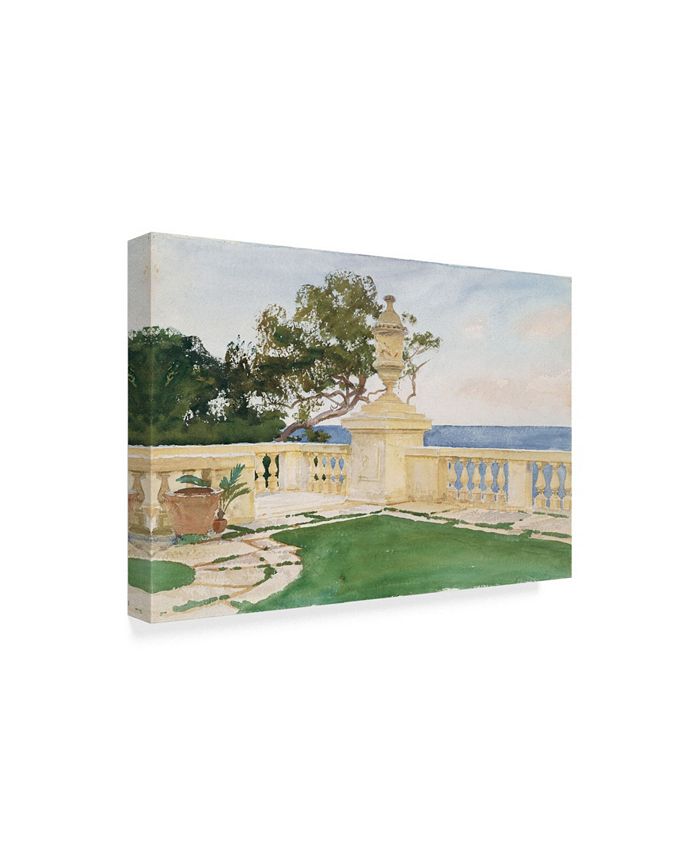 Trademark Global John Singer Sargent 'Terrace Vizcaya' Canvas Art 32" x 22" Macy's