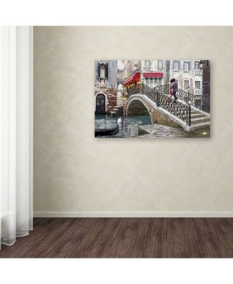 The Macneil Studio 'Venice Bridge' Canvas Art - 22" x 32"