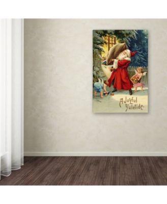 Vintage Apple Collection 'Vintage Xmas 5' Canvas Art - 12" x 19"